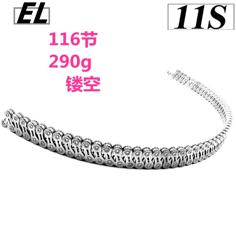 

Bicycle chain 8/9/10/11 Speed X11 X11EL Super Light mountain bike chain single 116 links Gold Silver original Bicycle Parts