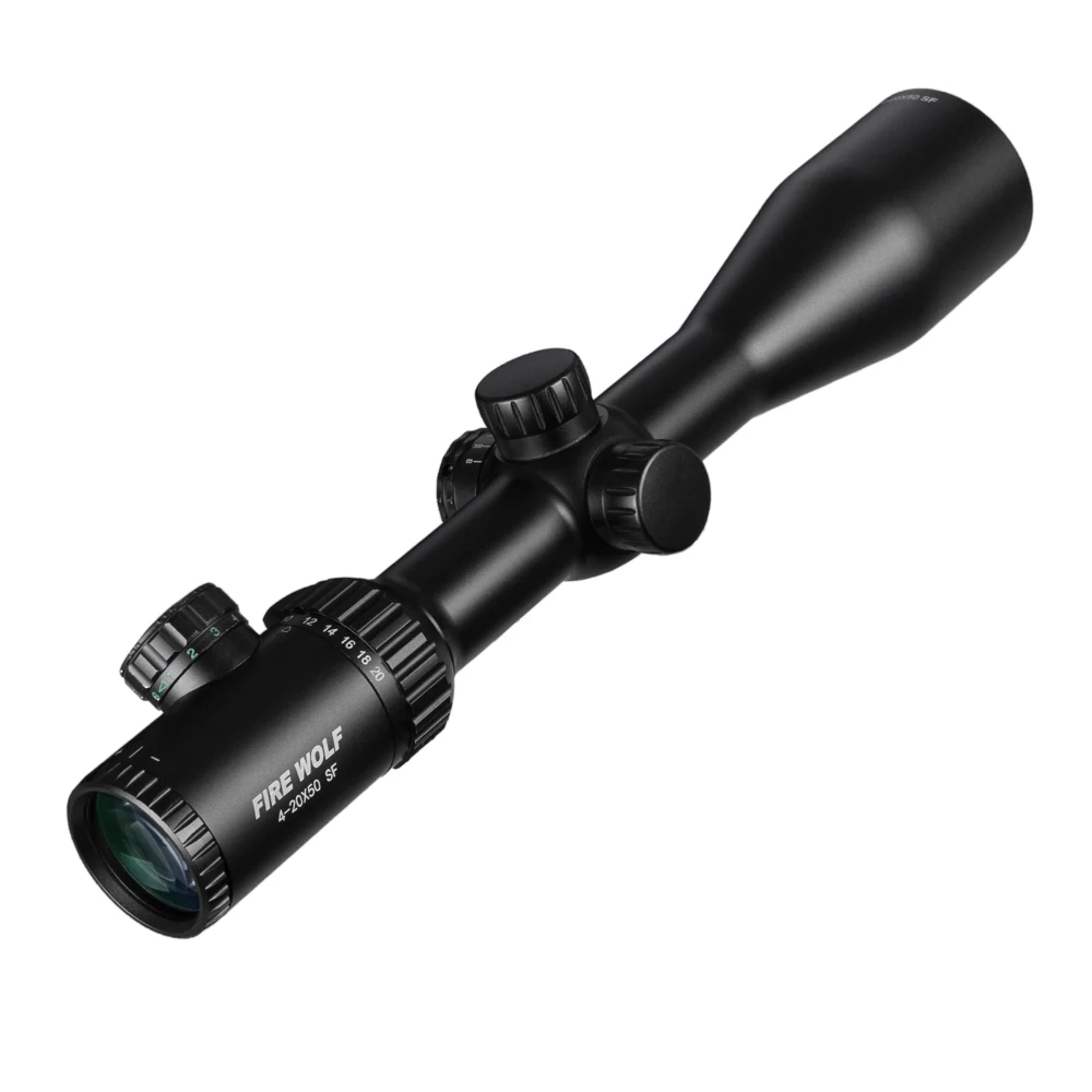 4-20X50 SF Riflescope охотничья оптика прицелы Регулируемая Красная Зеленая точка с подсветкой Crosshair прицел Сетка