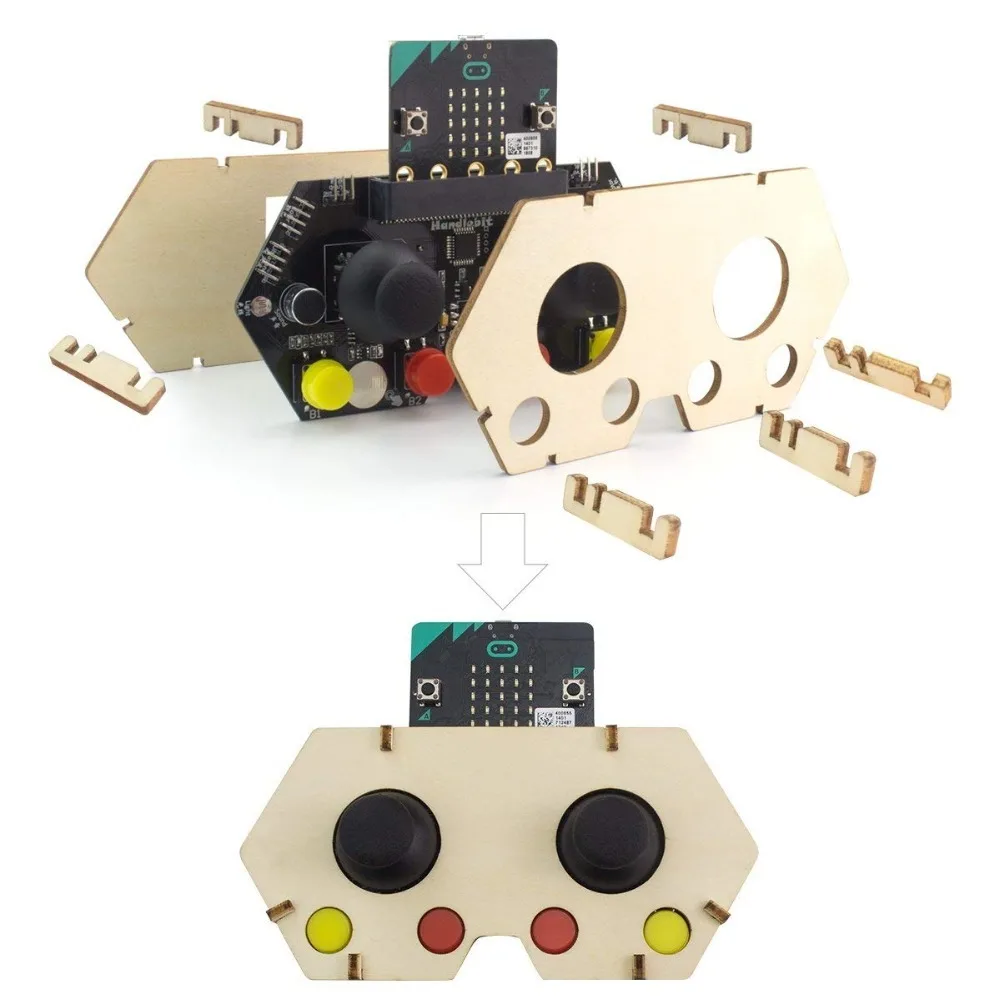 Контроллер ручки Micro:bit макетная плата обучающий комплект STEAM Starter RC Parts Robot |
