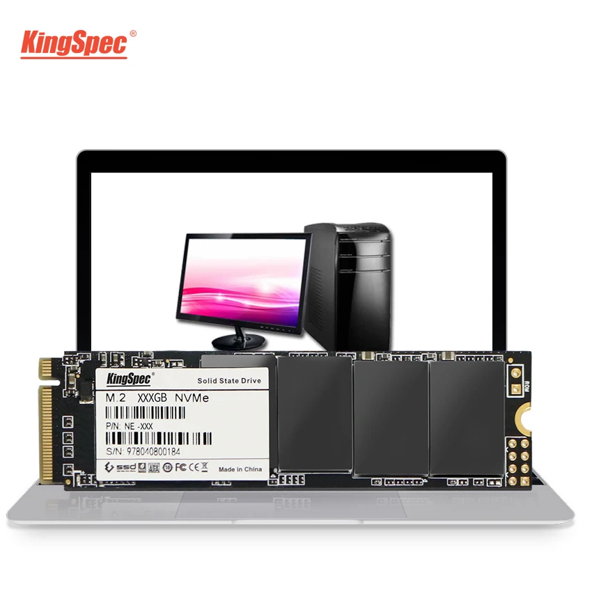 KingSpec M.2 SSD PCIE 512 ГБ жесткий диск NVMe PCI-e 120 240 2280 м Ключ Внутренний твердотельный |