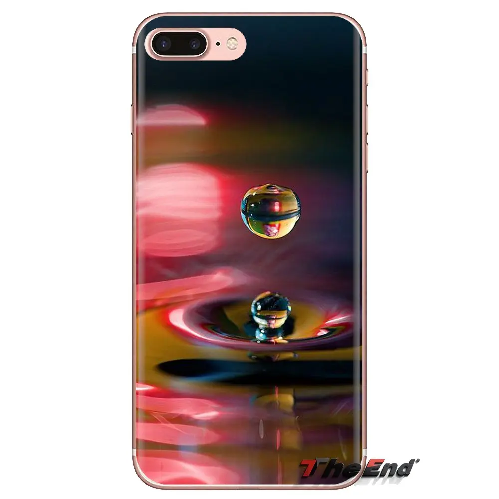 Water Drop Photography bubbles Art For Samsung Galaxy S3 S4 S5 Mini S6 S7 Edge S8 S9 S10 Plus Note 3 4 5 8 9 Silicone Phone Case |