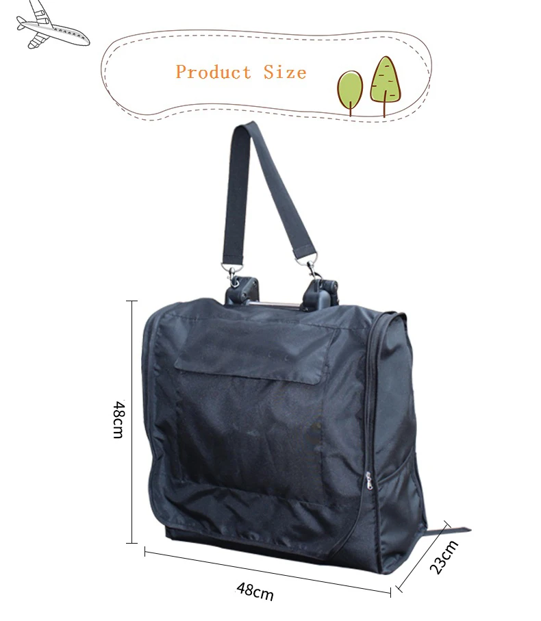 

Baby Stroller Accessories Travel Bag for Babyzenes Yoyo Pushchair Knapsack Stroller Backpack for Yoya YuYu Vovo Pram Storage Bag