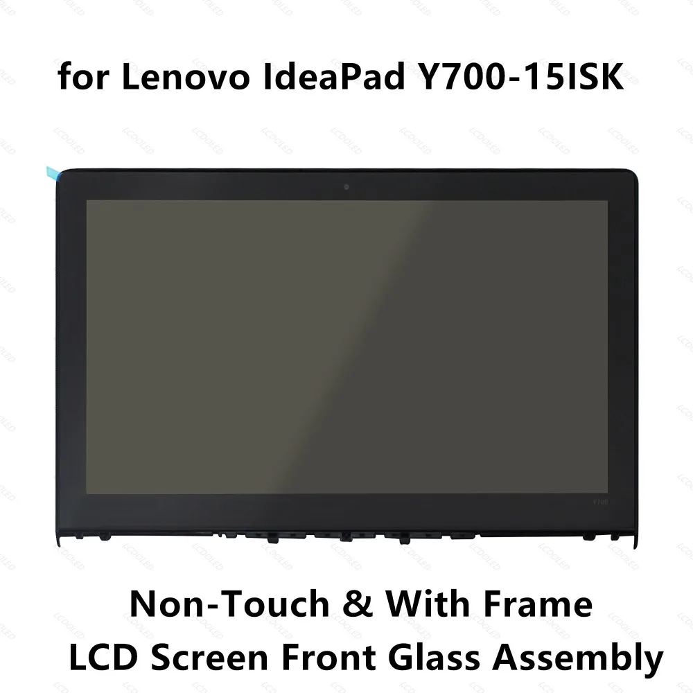 15 6 ''для Lenovo Ideapad Y700 15ISK переднее стекло + 4K UHD FHD ЖК экран панель дисплея в сборе с