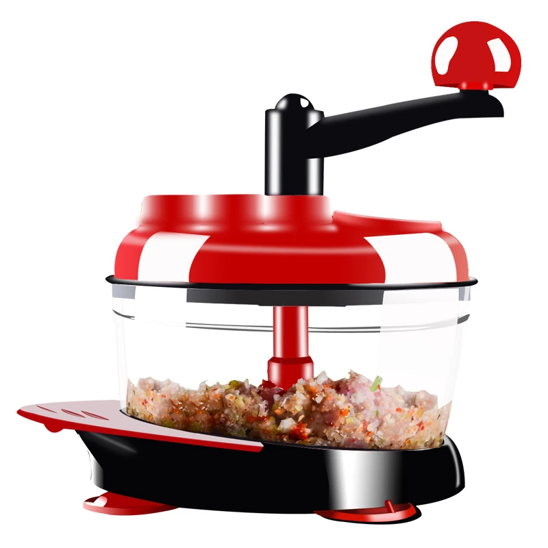 1.5L Household Multi-Function Blender Manual Cutter Food Processor Meat Grinder Vegetable Chopper Shredder Egg Fruit Sala | Дом и сад