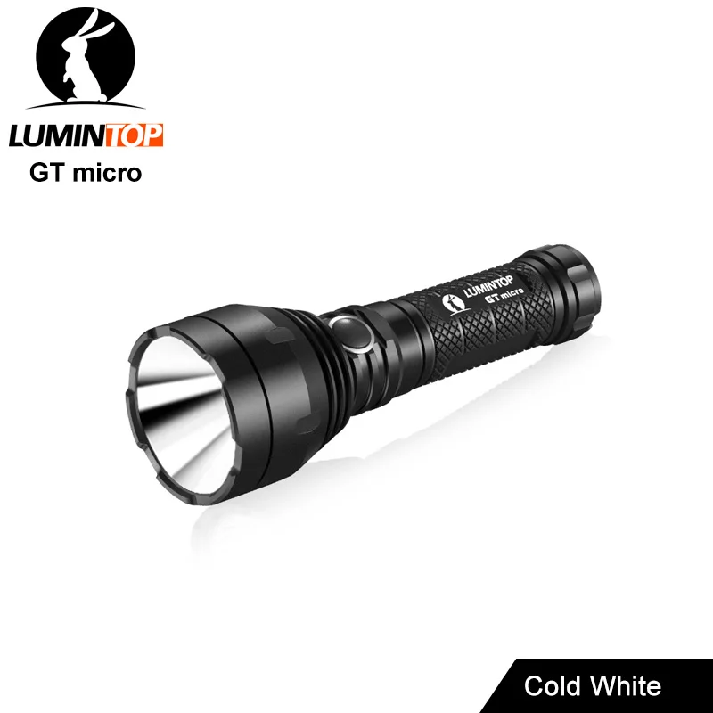 cold white Светящийся GT micro Throw EDC фонарик CREE XP-L HI светодиодный 1000 люмен максимальное расстояние луча 400 м 50000cd портативный фонарик 14500 - Испускаемый цвет: cold white
