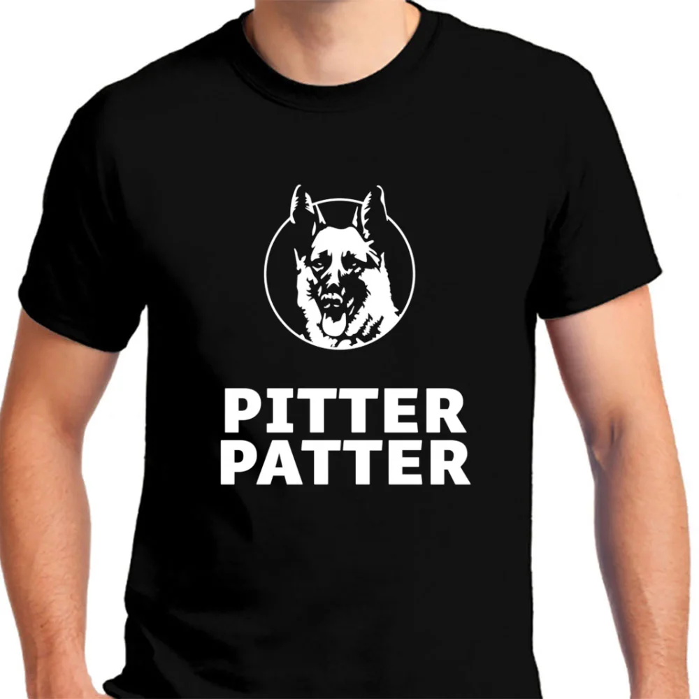 

Letterkenny Pitter Patter Cute Black T-Shirt S-3Xl 2019 Fashion Short Sleeve T Shirt Youth Round Collar Customized Male T-Shirt