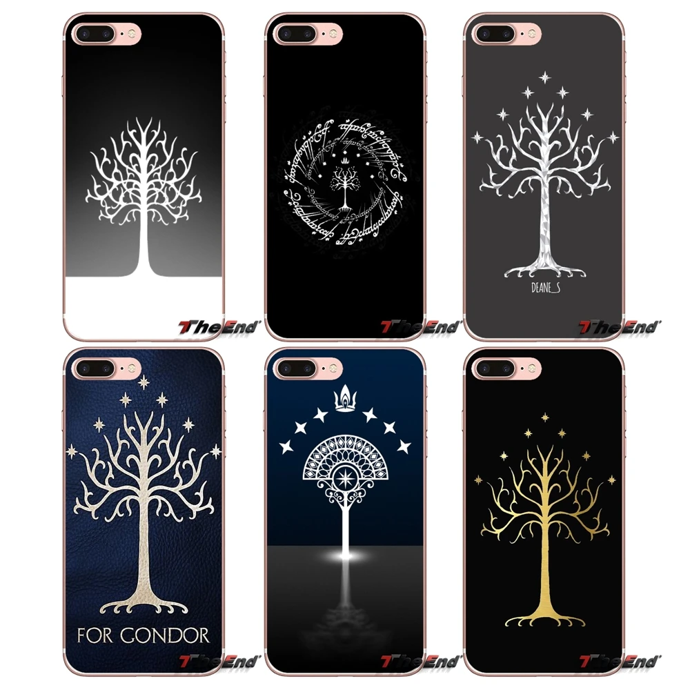 Мягкий чехол для Samsung Galaxy S3 S4 S5 MINI S6 S7 edge S8 Plus Note 2 3 4 5 Grand Core Prime Tree Gondor Clean Lord the Rings|case