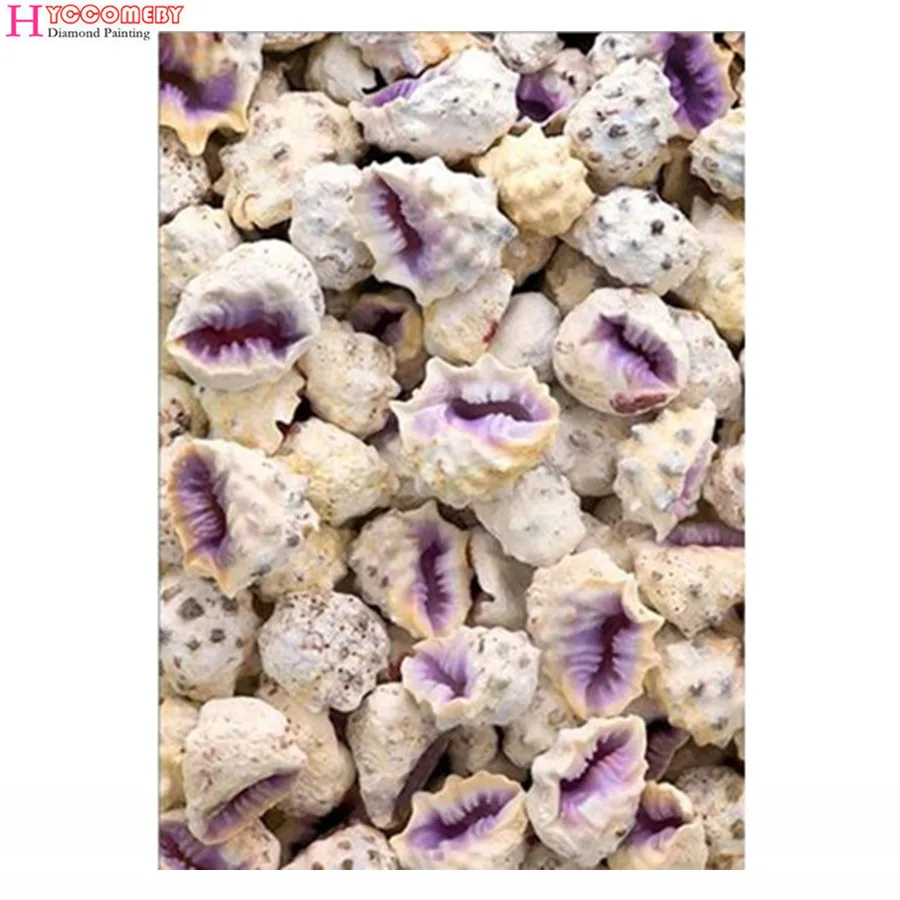 Сделай Сам полный алмазов вышивка Приморский звезды раковину Diamond крестом