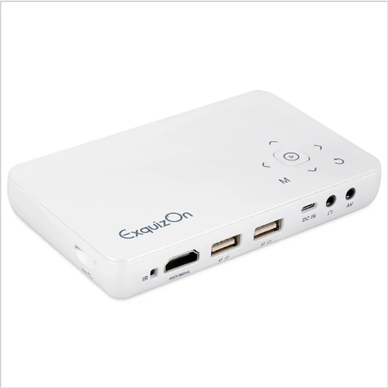 10PCS GP1S DLP Projector AV IN/SD/USB/VGA/HDMI Home Theater 800*480 Resolution 500 Lumen Proyector support DVD/Mobile Phone | Электроника