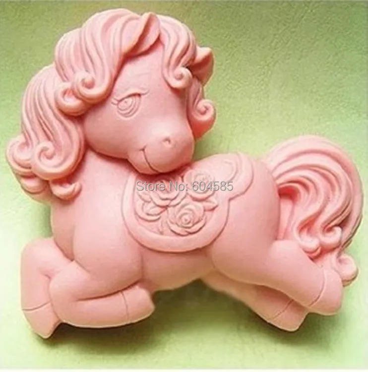 DIY прекрасные лошади девушка мыло формы ручной работы силиконовые инструменты