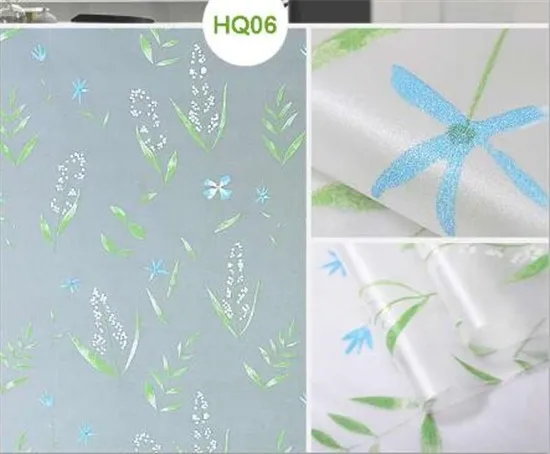 HQ06 Funlife 60*200 см privacy декоративное стекло оконная пленка непрозрачные виниловый стикер на окно стеклянные наклейки для дома стекло - Цвет: HQ06