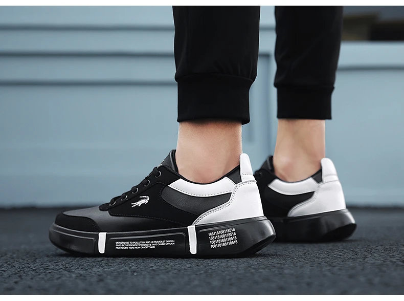 CARTELO sports and leisure men's shoes, men's low to help, non-slip wear, Korean fashion trends increase