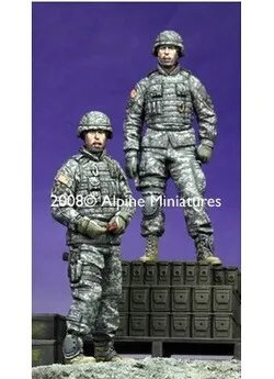 Набор фигурок из смолы в масштабе 1/35 современные танковые экипажи США | Игрушки и