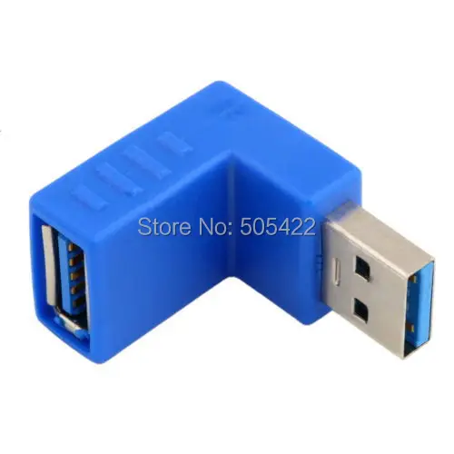 Кабель адаптер для передачи данных USB 3 0 типа А штекер гнездо синий|usb cable female male|usb