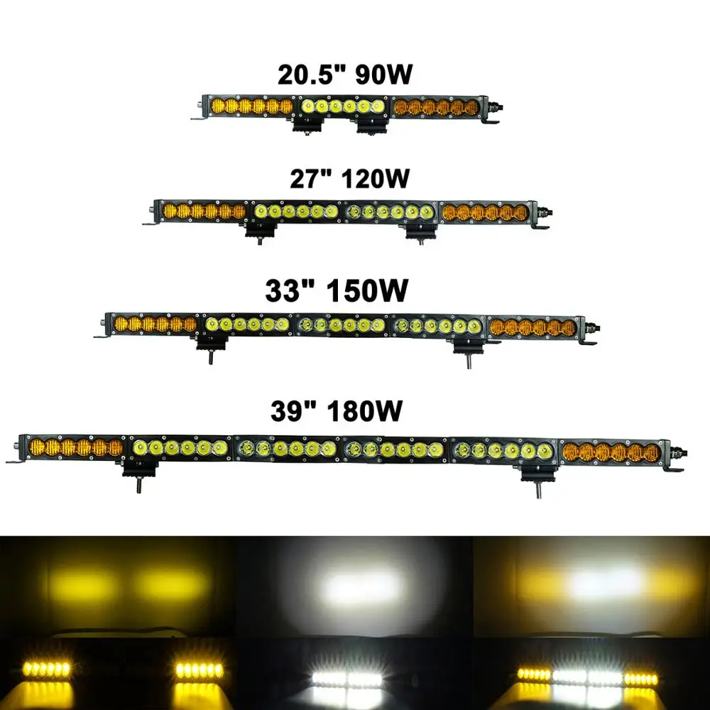 12V светодиодная осветительная балка точечная белая Янтарная заливающая