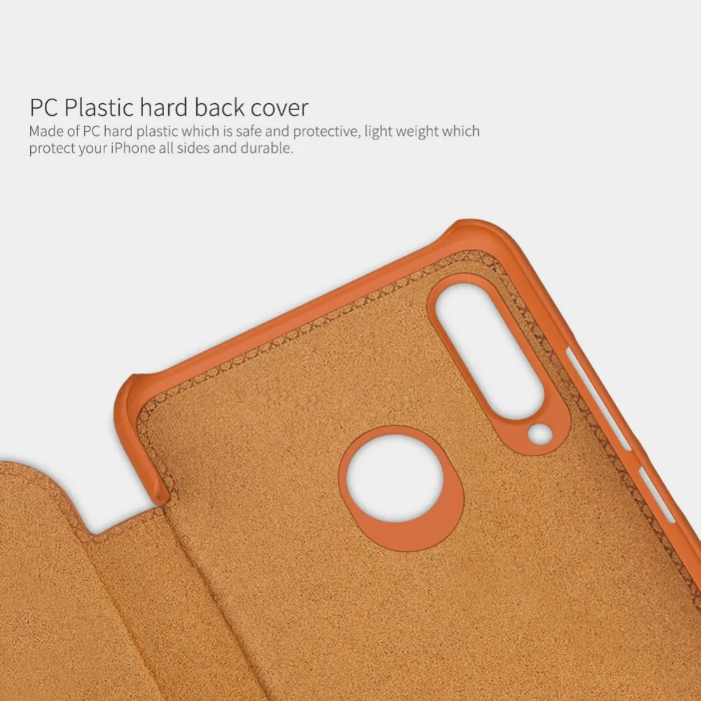 Серия NILLKIN QIN для huawei P30 Lite, чехол, винтажный флип-чехол, кошелек из искусственной кожи, PC, задняя крышка для huawei Nova 4e