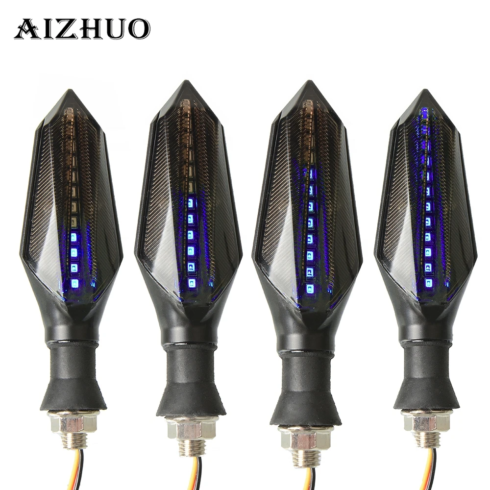 Мотоциклетный предупреждающий сигнал поворота светящиеся мигающие сигнальные