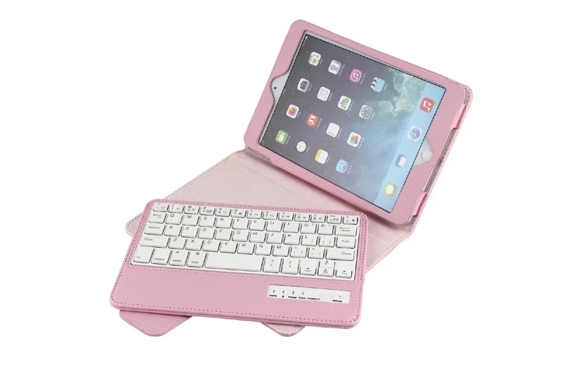 Съемная Беспроводная Bluetooth клавиатура с подставкой кожаный чехол для iPad mini 4 7 9