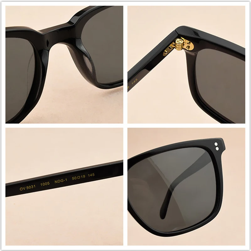 Новые прозрачные Винтажные Солнцезащитные очки, мужские поляризованные солнцезащитные очки, женские квадратные солнцезащитные очки, роскошные брендовые ретро солнцезащитные очки для мужчин/женщин