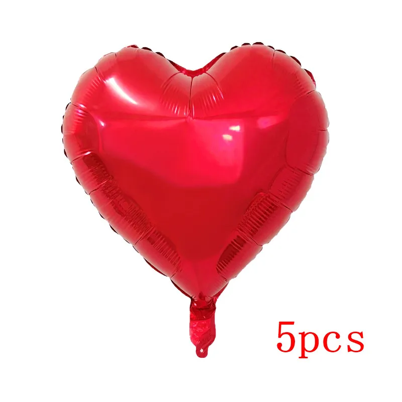 5pcs 12 шт. 16 дюймов розовое золото MARRY ME письмо фольгированные шары 1" Сердце шар День Рождения декорации на свадьбу, вечеринку вечерние принадлежности Globos - Цвет: 5pcs