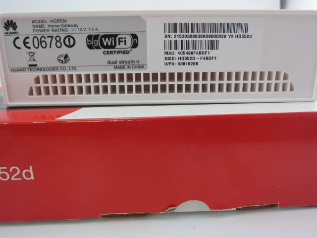 Huawei HG552D ADSL модем/маршрутизатор SIP VoIPX2