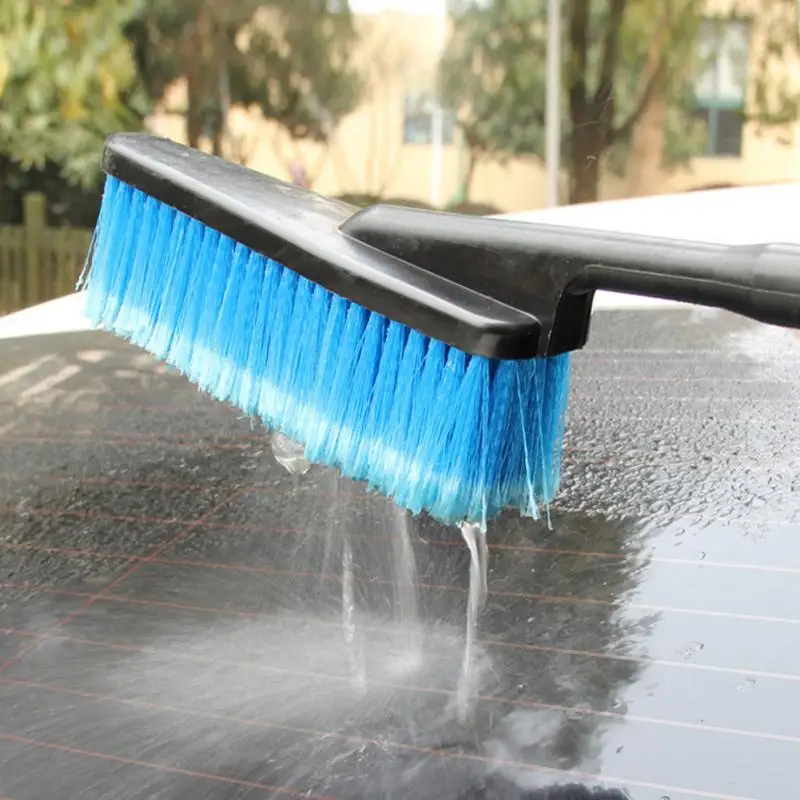 Новая Автомобильная щетка для мытья Авто Внешняя Выдвижная длинная ручка