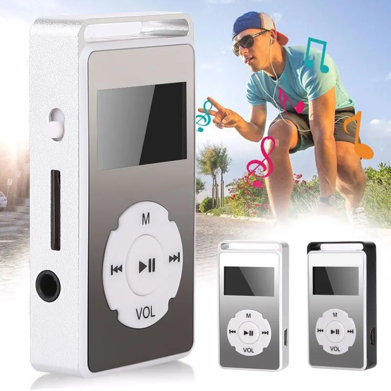 Модный портативный музыкальный плеер, записывающий HIFI Mp4 плеер USB2.0 3,5 мм