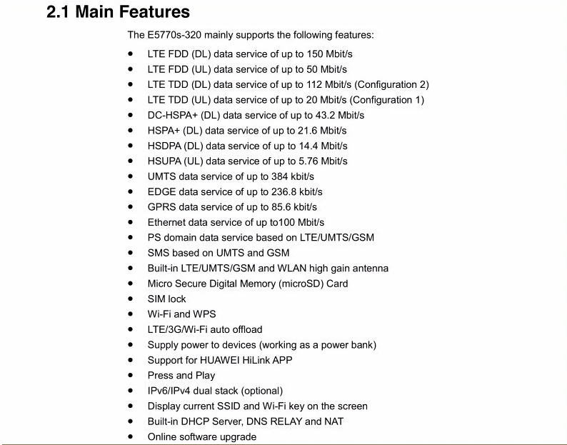 Разблокированный huawei E5770 E5770S-320 150 Мбит/с 4G Мобильный Wi-Fi маршрутизатор с RJ45 порт+ 5200 мАч power bank Мобильная компиляция java-приложений