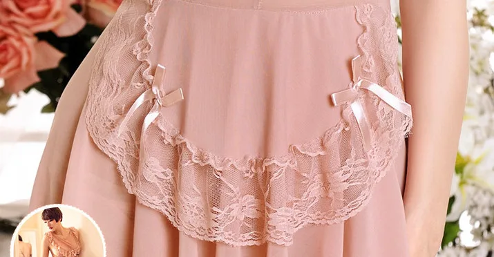 

2017 New summer style Nightgown Nightdress pijama Ladies Sleepwear Women nightwear AZ645