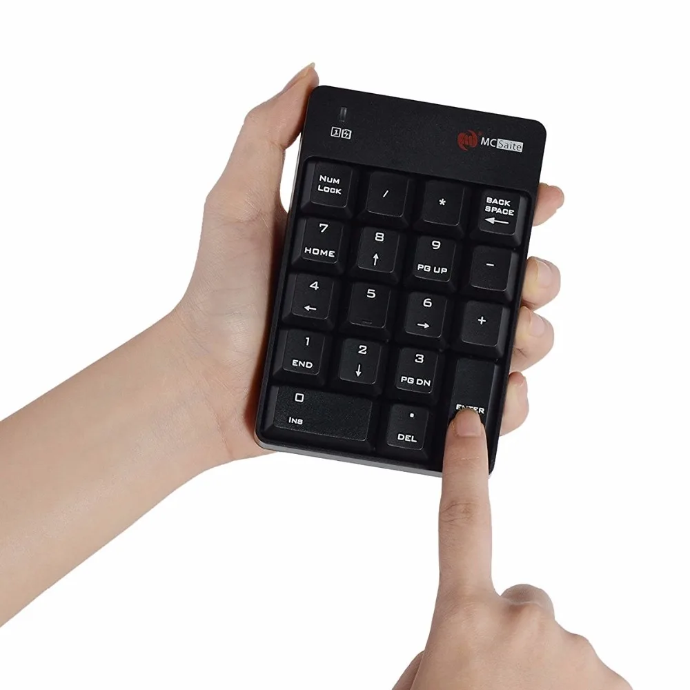 2.4 г USB цифровую клавишу PAD Беспроводной номер Pad 18 клавиш мини di G итал Клавиатура