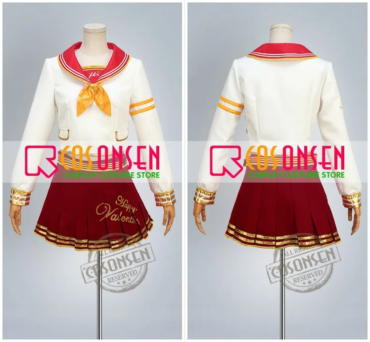 Love Live Valentine Kotori Minami Nozomi Tojo Hanayo Koizumi Nico Yazawa Honoka Kosaka Rin Hoshizora костюм COSPLAYONSEN