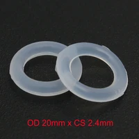 od 20mm x cs 2 4mm silicone rubber ring gasket high temperature o ring