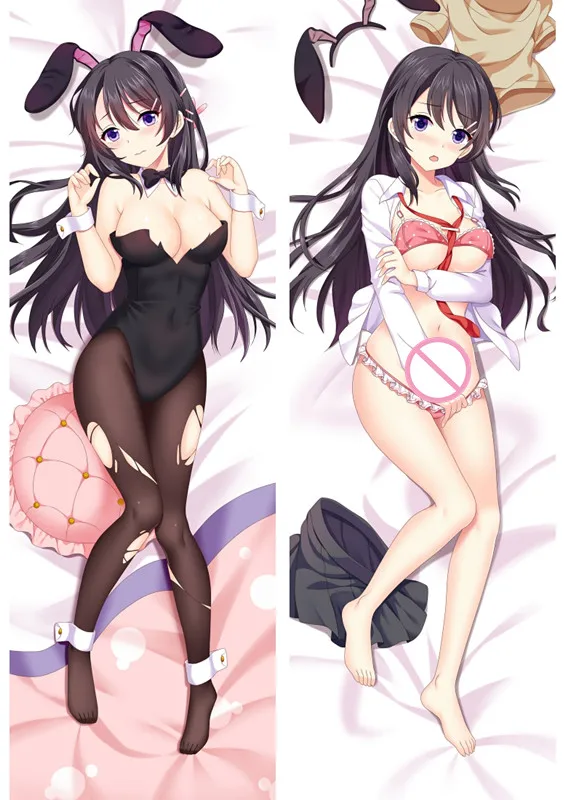 MMF Rascal Not Dream of Bunny Girl Senpai (Aobuta) сексуальный чехол для подушки Mai Sakurajima наволочка тела