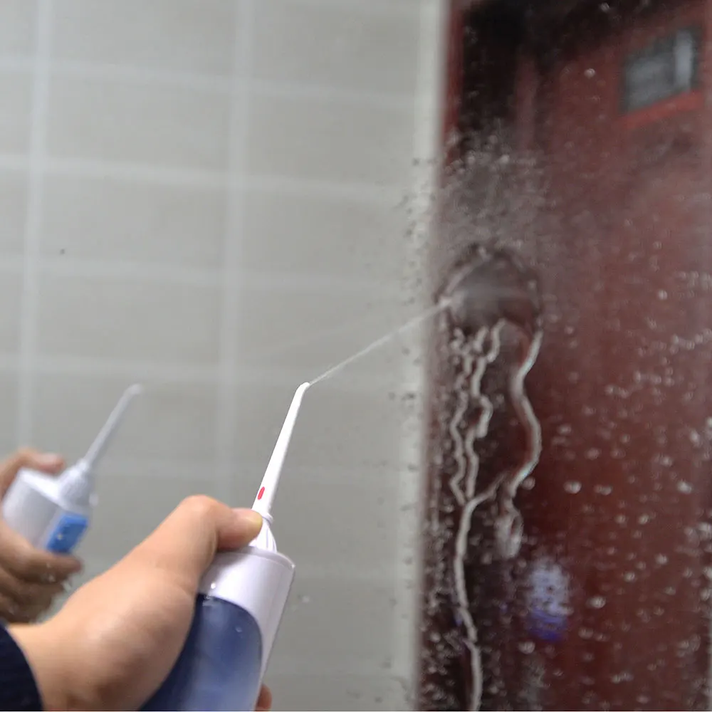 Портативный воды зубная нить Ирригатор для полости рта рукоять водяной струи