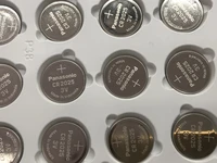 100pcslot panasonic cr2025 3v button cell coin batteries for watch computer cr 2025 panasonic battery