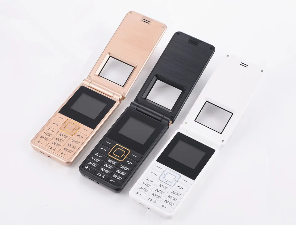 SERVO флип-телефон 1,7" Spreadtrum6533 Dual SIM мобильный телефон GSM Вибрация снаружи FM радио раскладушка мобильный телефон