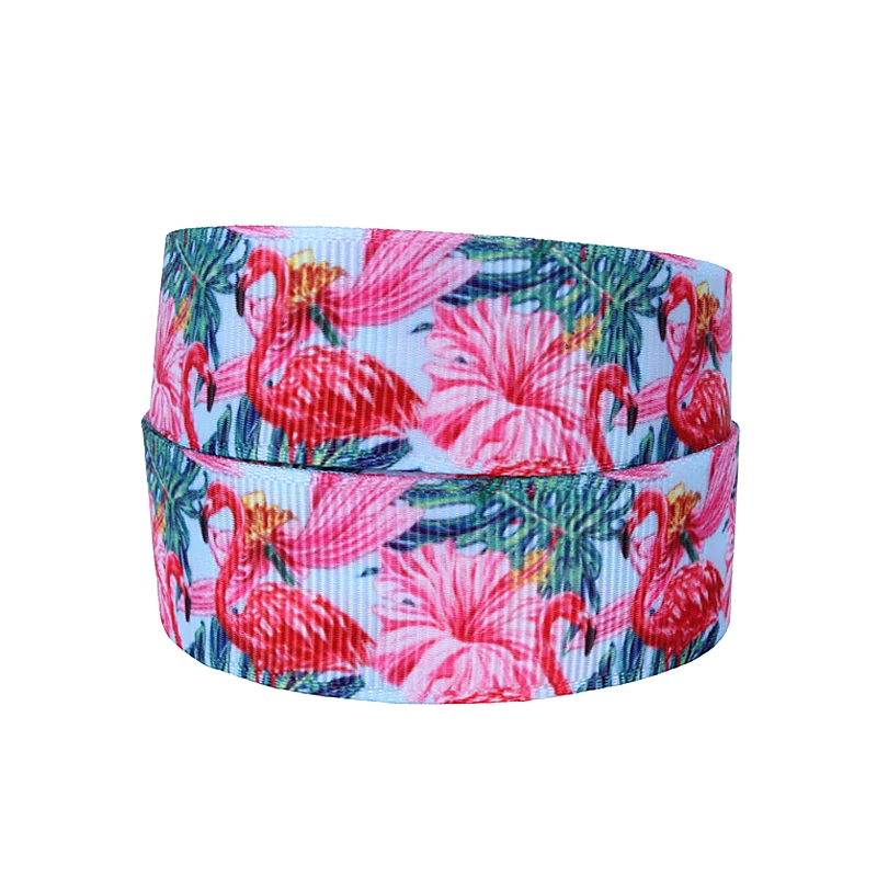Лента FLRA (50 ярдов/партия) ленты с фламинго для украшения дома|flamingo ribbon|ribbon ribbonribbons