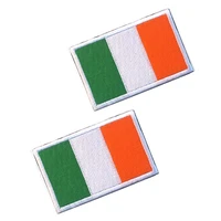 5pcslot embroidery patch ireland national flag military tactical armband fabric sticker sewing applique for clothing cap bag