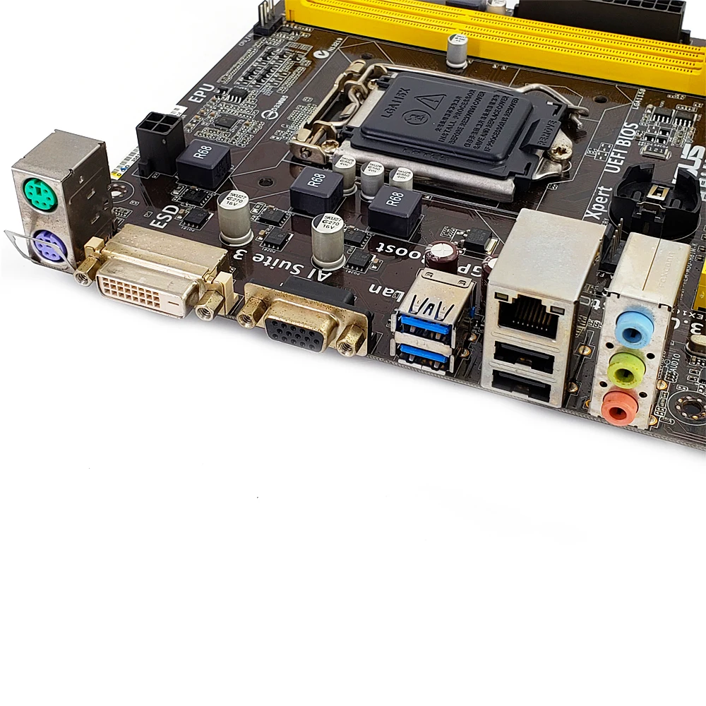 Asus H81M-K настольная материнская плата H81 LGA 1150 для Core i7 i5 i3 DDR3 16G SATA3 USB3.0 DVI VGA Micro-ATX