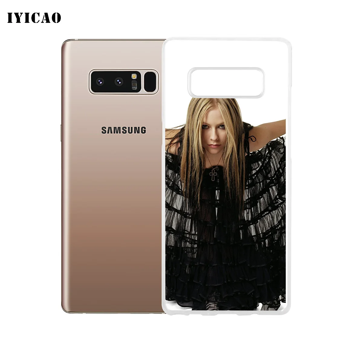 IYICAO Avril Lavigne Мягкий силиконовый чехол для телефона Samsung A5 A6 Plus A7 A8 A9 J3 J5 J7 Note 8 9 TPU