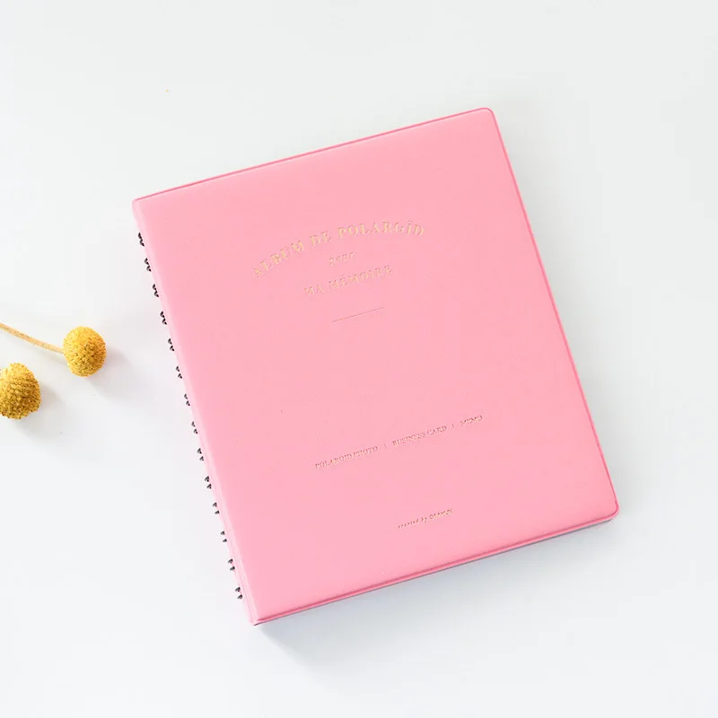 Альбом для фотографий 120 карманов мини альбом карамельного цвета в стиле книги 3