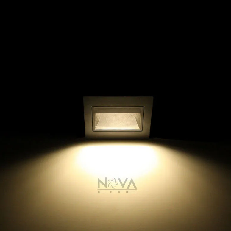 ABS лестничное освещение Встроенный Настенный светильник 1 Вт SMD LED ночник