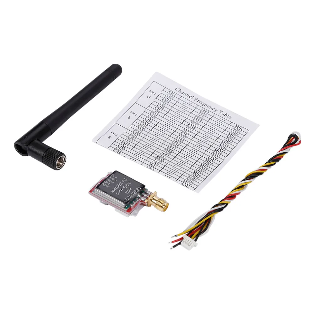 TS5828LS 5 8G Mini 25-600 MW 48CH RP-SMA Регулируемая мощность переключаемый AV беспроводной FPV