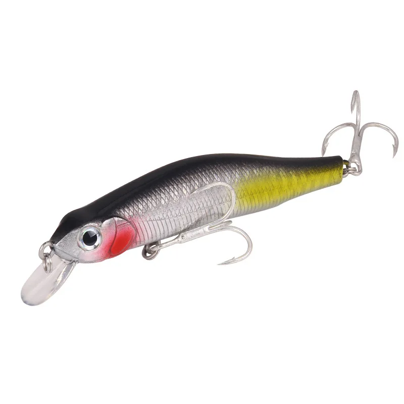 Рыболовная приманка 80 мм 8 5 г Minnow цветов 3D глаза Пластик жесткая искусственная