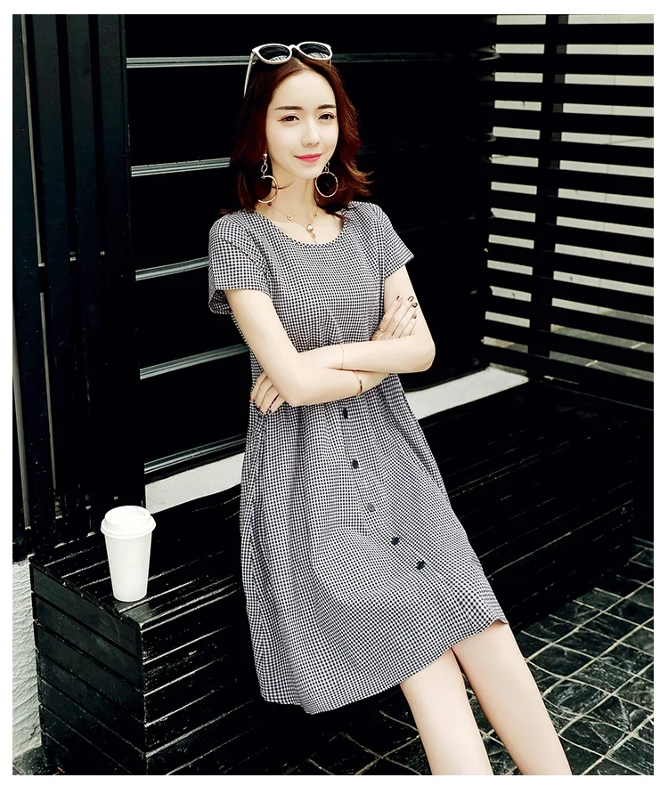 Afei Tony Одежда для беременных летняя одежда с круглым вырезом и короткими рукавами