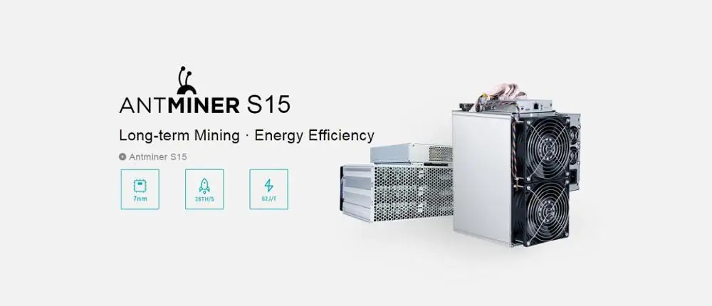 Старые 80-90% новые BITMAIN S15 28T штампованные 7 нм/высокая производительность более