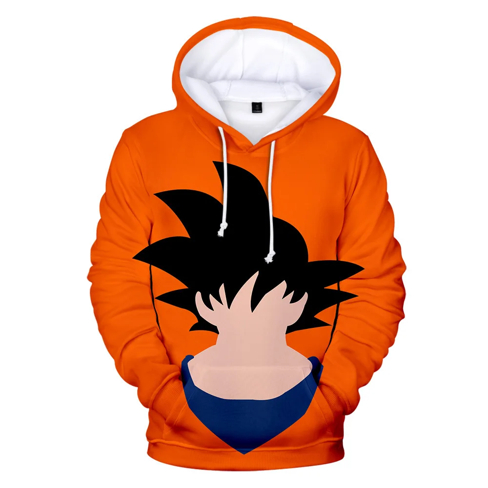 Anime Hoodie Dragon Ball Z Pocket Hooded Sweatshirt Kid Goku 3D Hoodies Pullovers Men Women Long Sleeve Outerwear Poleron Hombre