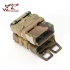 Уличная тактическая винтовка с пистолетом 5,56 Быстрый Mag Двойной Журнал Сумка Molle страйкбольная система чехол для M4M16AR15 аксессуары