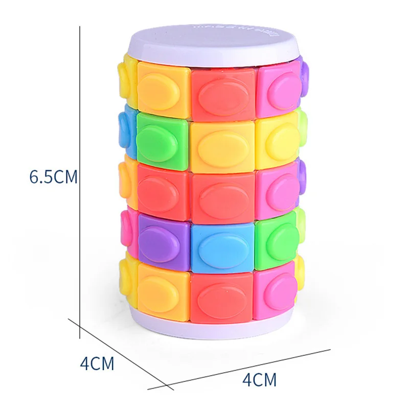 Красочная пятислойная Волшебная башня X Cube пазл вращающаяся игрушка слайд для
