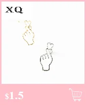 XQ модные новые ювелирные изделия 5 шт./компл. винтажных серебряных сережек набор комбинация серег панк для мужчин и женщин оптом